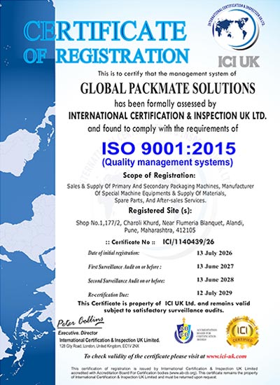 ISO Certificate